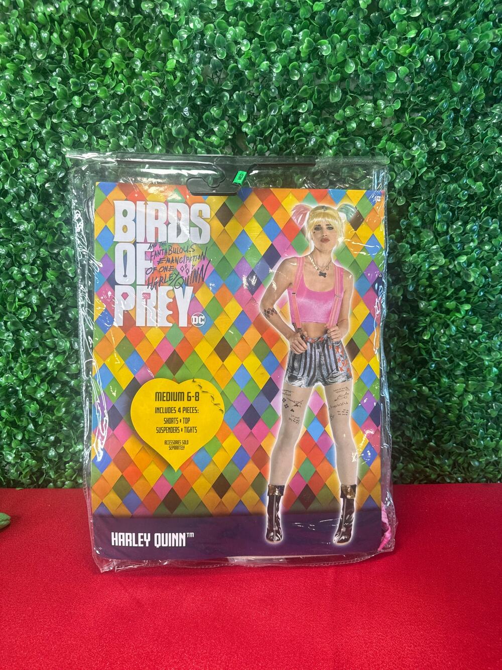 NWT Harley Quinn Birds of Prey Costume 4pc Set Women's Medium Sexy Co Play